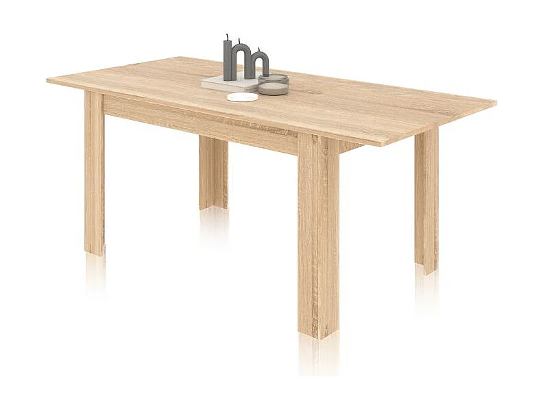 Mesa de comedor extensible Danna 140 Roble Canadian