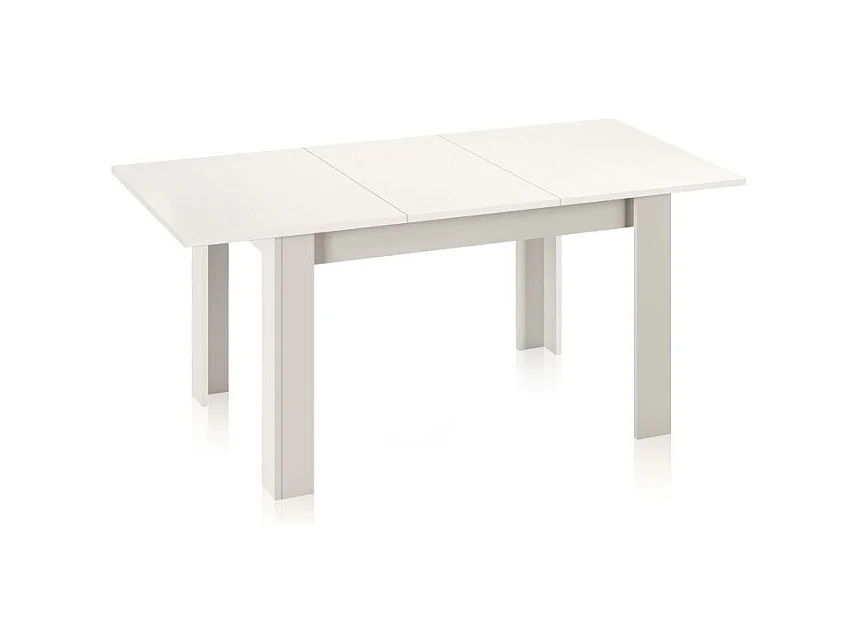 Mesa de comedor extensible Danna 140 Blanco Brillo