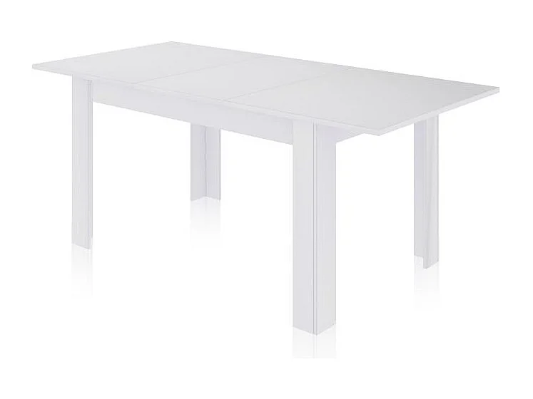 Mesa de comedor extensible Danna 140 Blanco Brillo