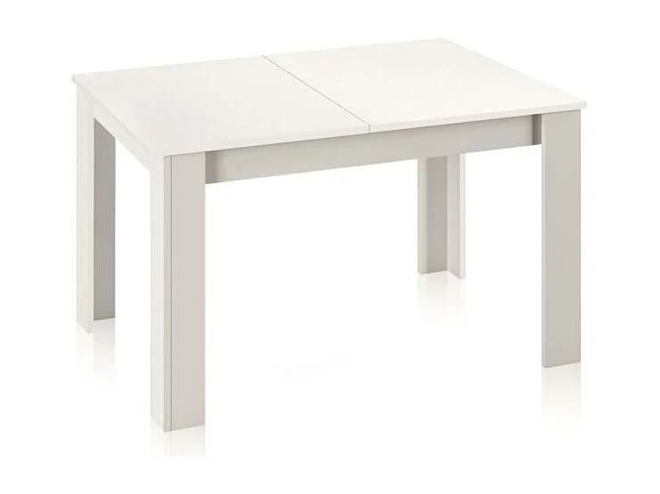 Mesa de comedor extensible Danna 140 Blanco Brillo