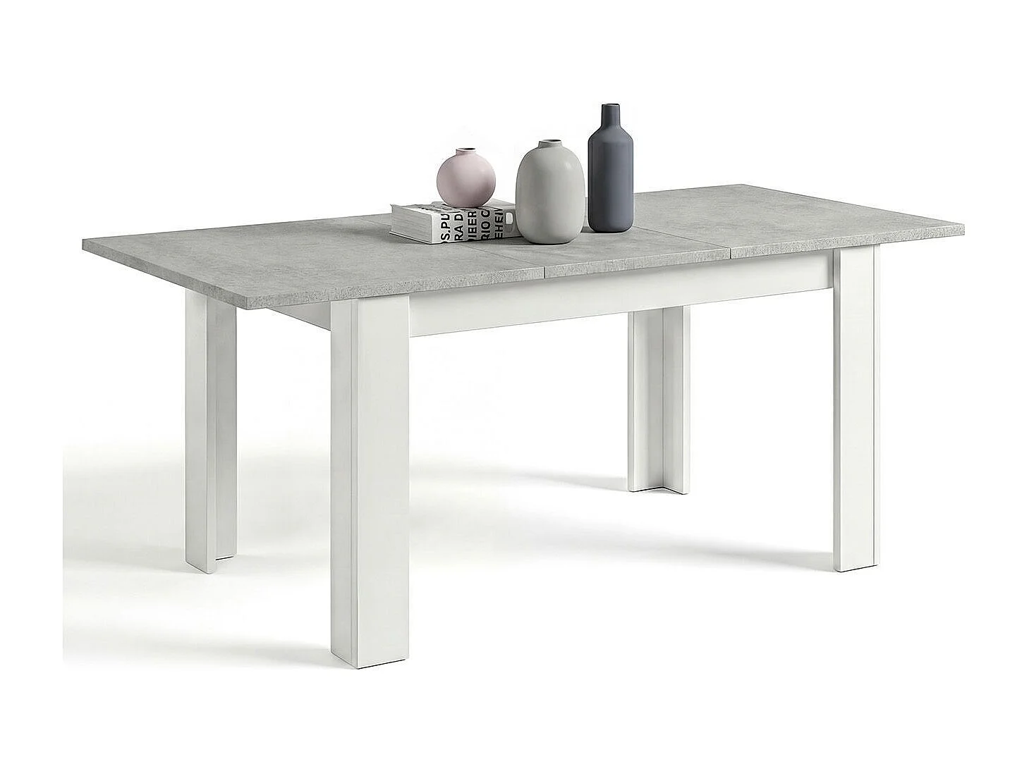 Mesa de jantar extensível 140-190x90 cm Sira