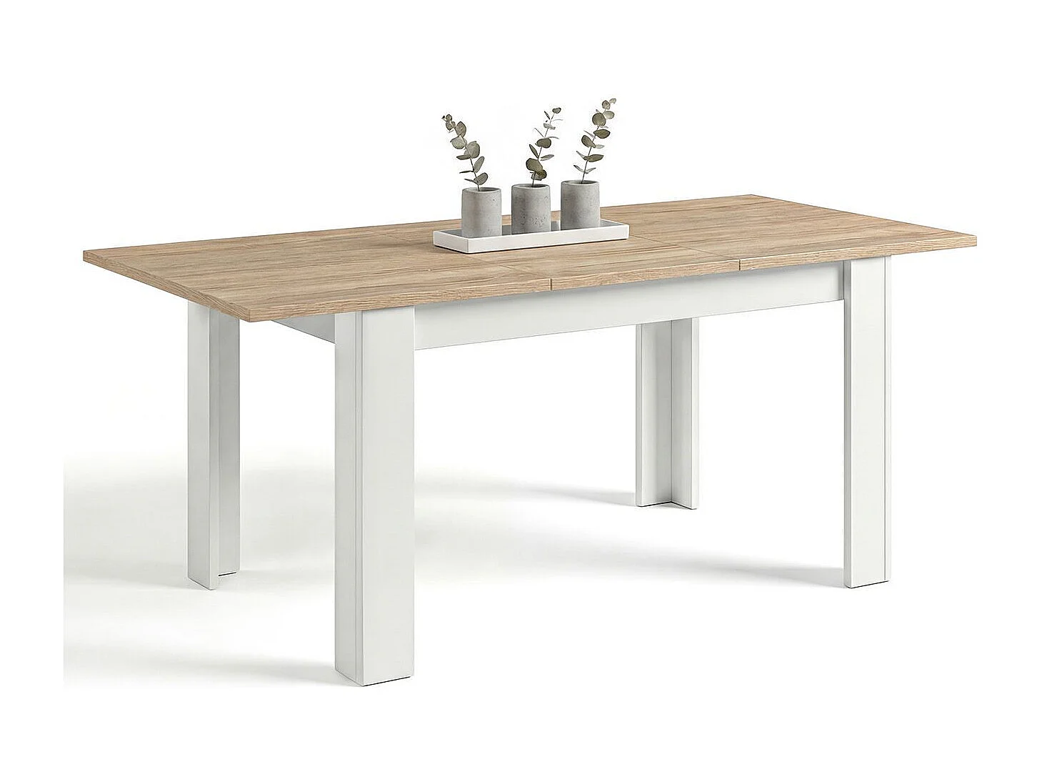 Mesa de jantar extensível 140-190x90 cm Sira