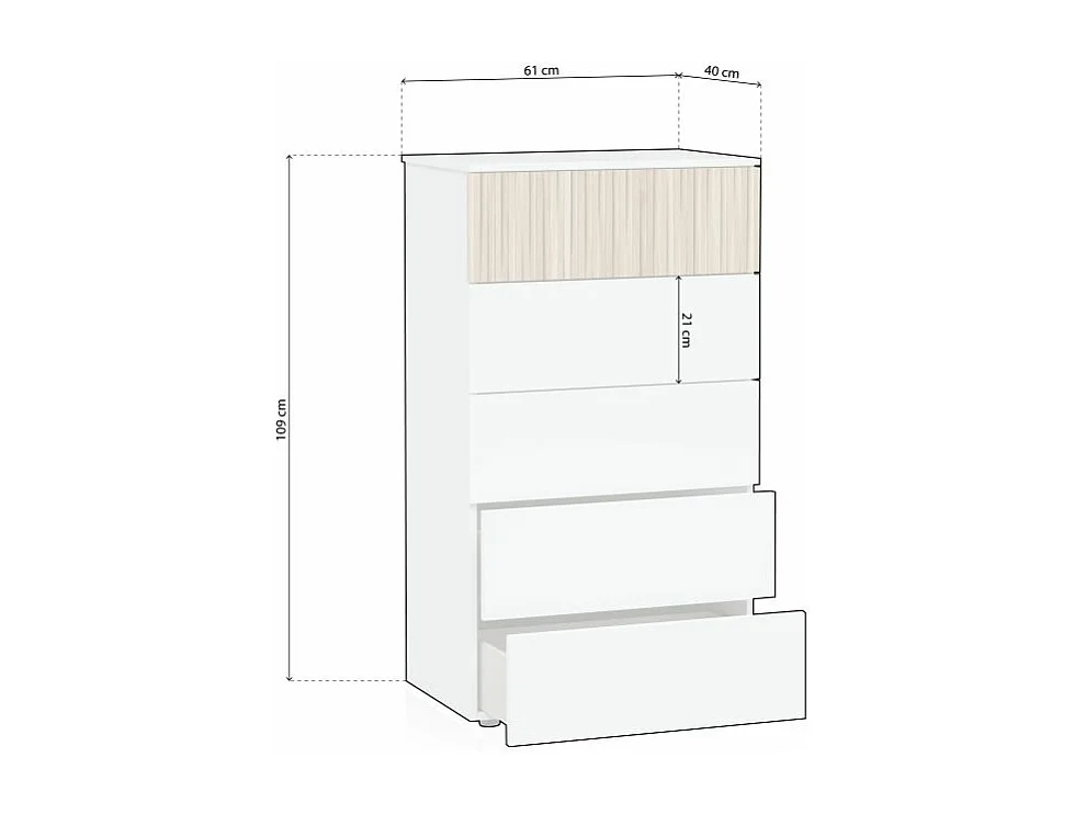 Sinfonier Nitza Blanco Artik (Blanco Mate) - Natur