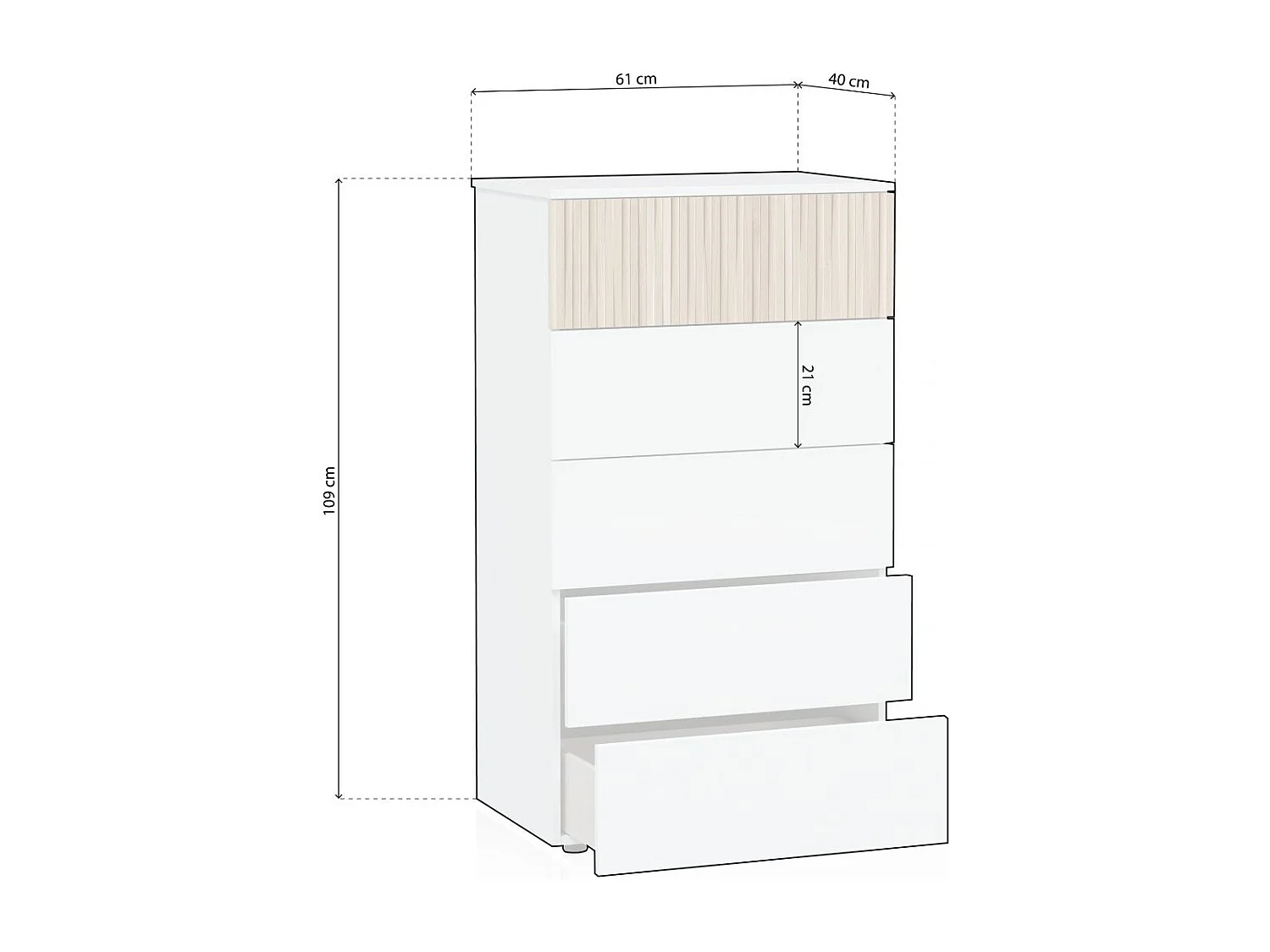 Sinfonier Nitza Blanco Artik (Blanco Mate) - Natur