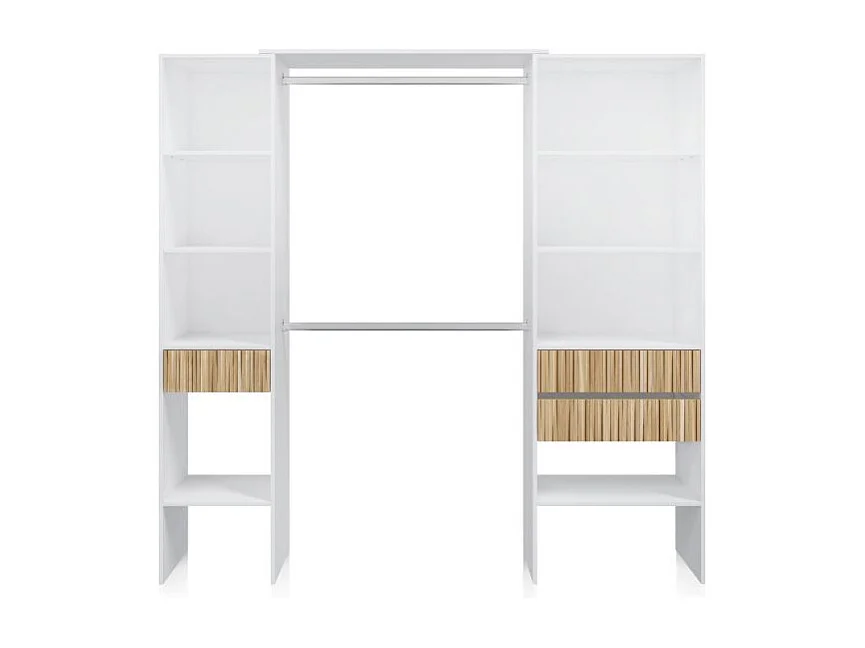 Armario vestidor Nitza Blanco Artik (Blanco Mate) - Natur