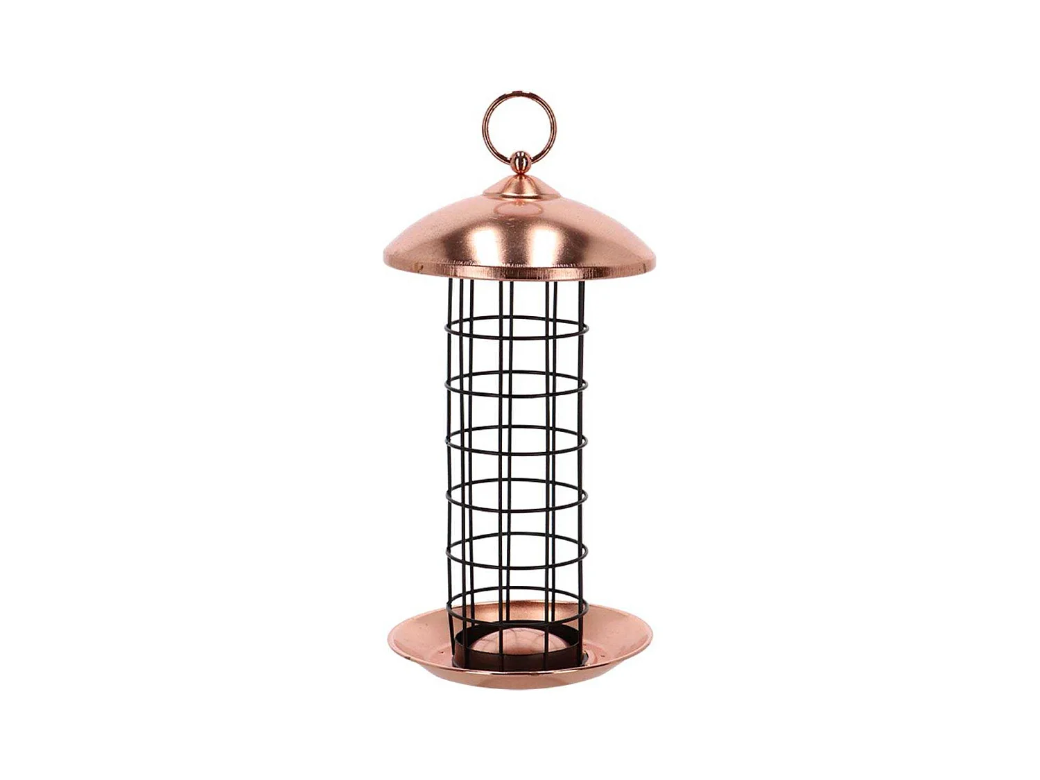 Mangeoire à oiseaux Plaqué cuivre - boules de graisses