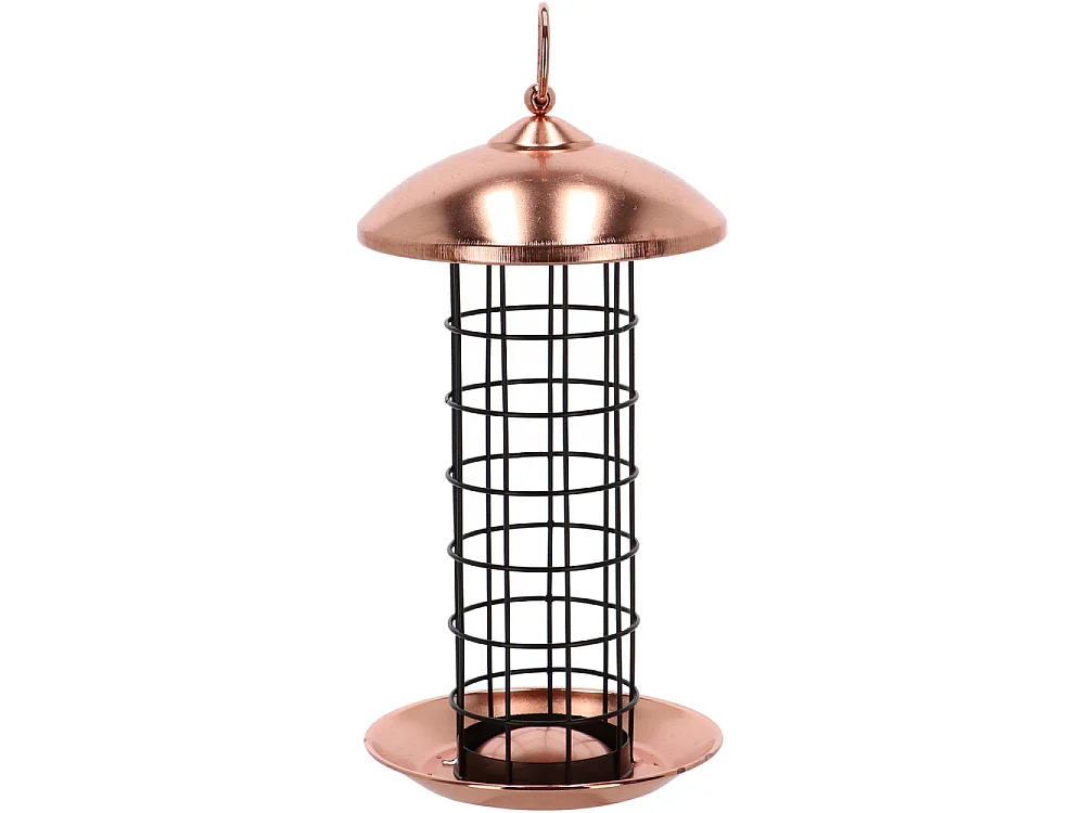 Mangeoire à oiseaux Plaqué cuivre - boules de graisses