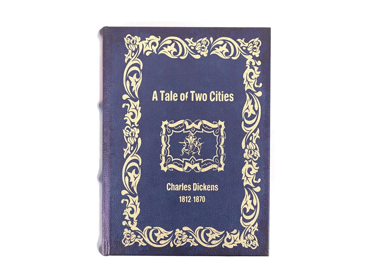 Livre tale of two cities carton similicuir Carton Bleu - Décoration d'Autrefois