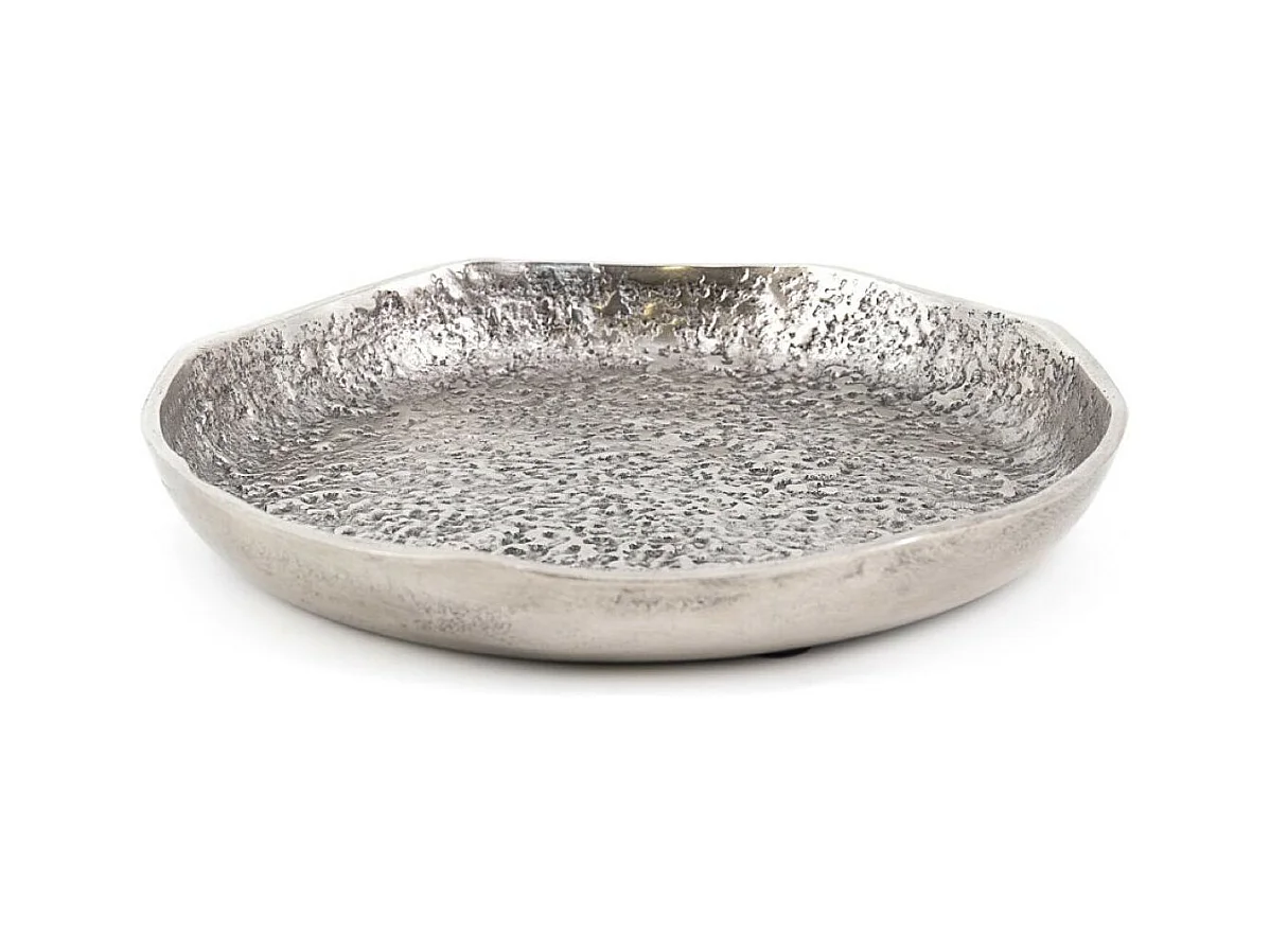 Plateau argent Aluminium Argent - Décoration d'Autrefois