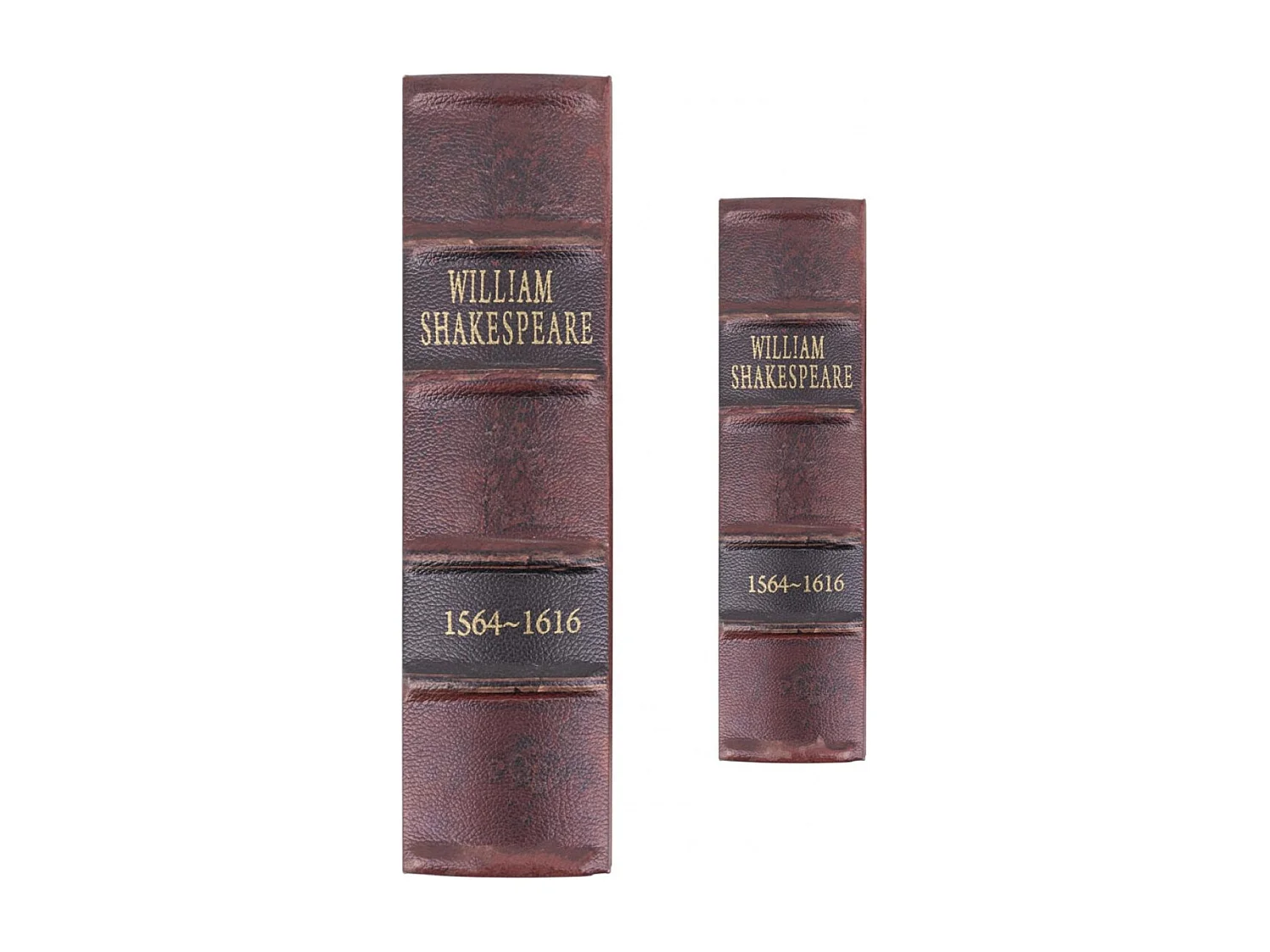 Livre william shakespeare carton similicuir Carton Rouge - Décoration d'Autrefois