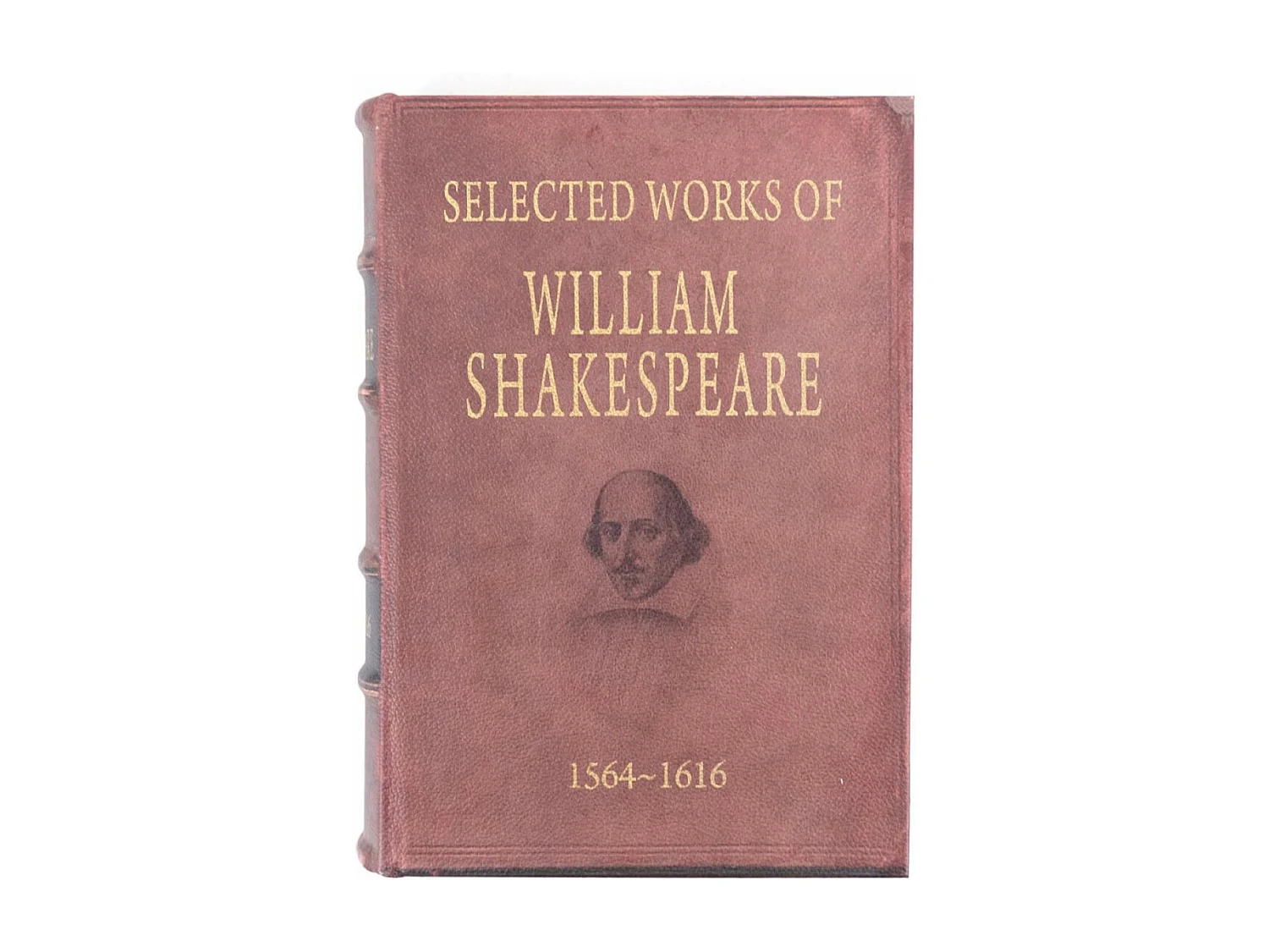 Livre william shakespeare carton similicuir Carton Rouge - Décoration d'Autrefois