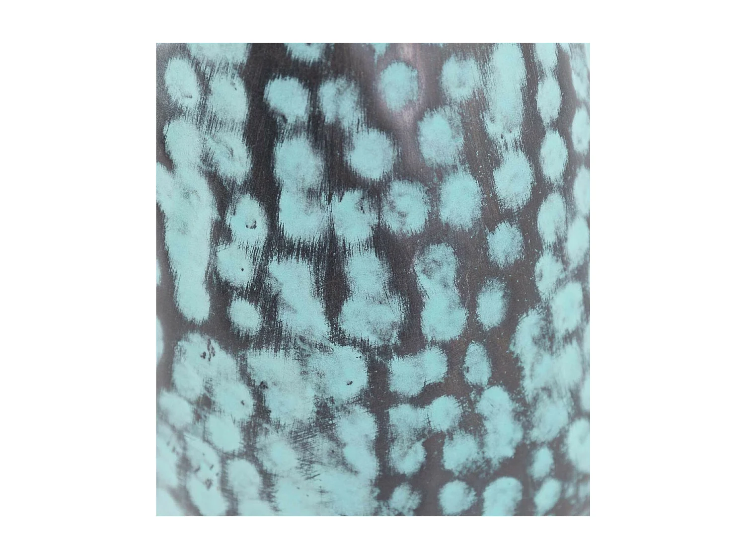 Sculpture Aluminium Bleu - Décoration d'Autrefois