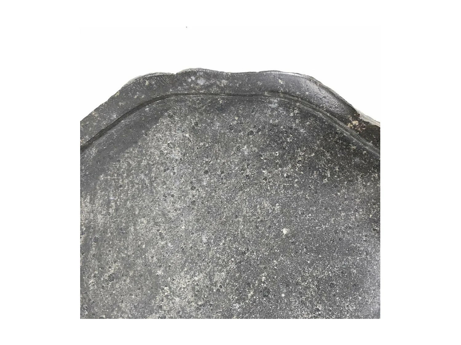 Assiette pierre de rivière Pierre de Rivière Gris - Décoration d'Autrefois