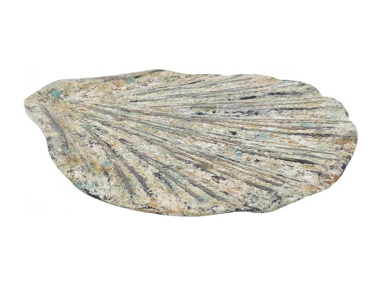 Sculpture huitre Bois Gris - Décoration d'Autrefois