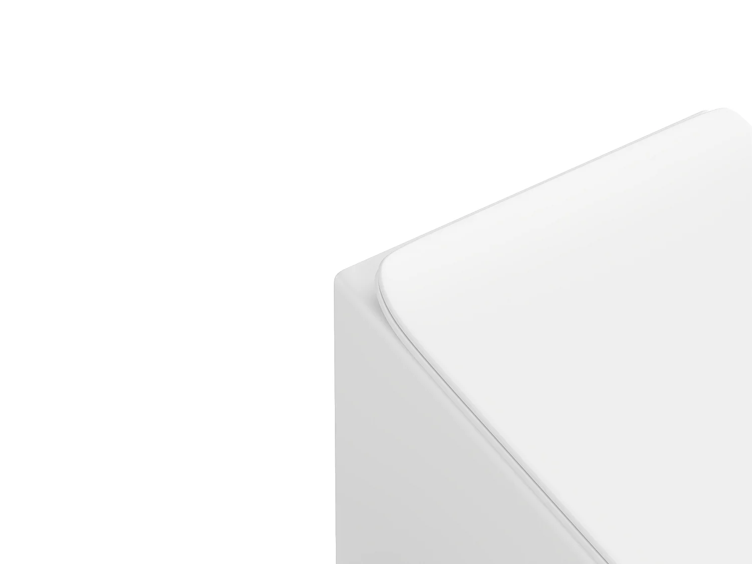 Pack WC suspendu blanc mat avec bâti-support et plaque de déclenchement blanche - CLEMONA