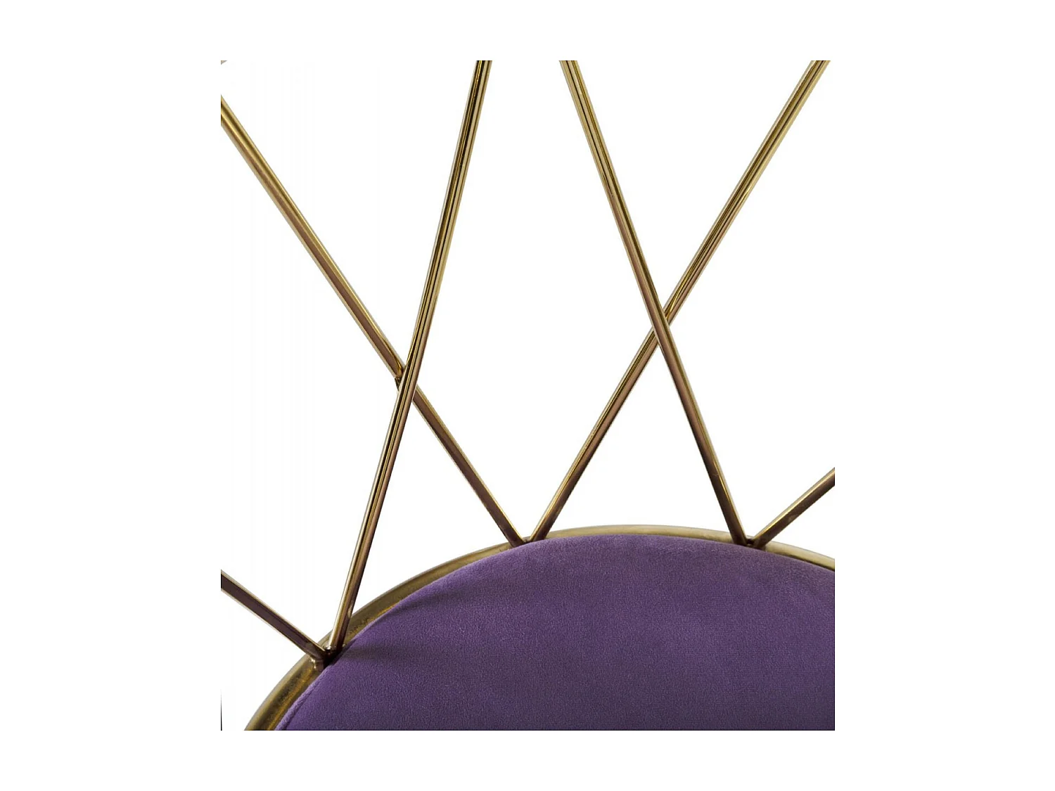 Chaise Polyester Violet - Décoration d'Autrefois