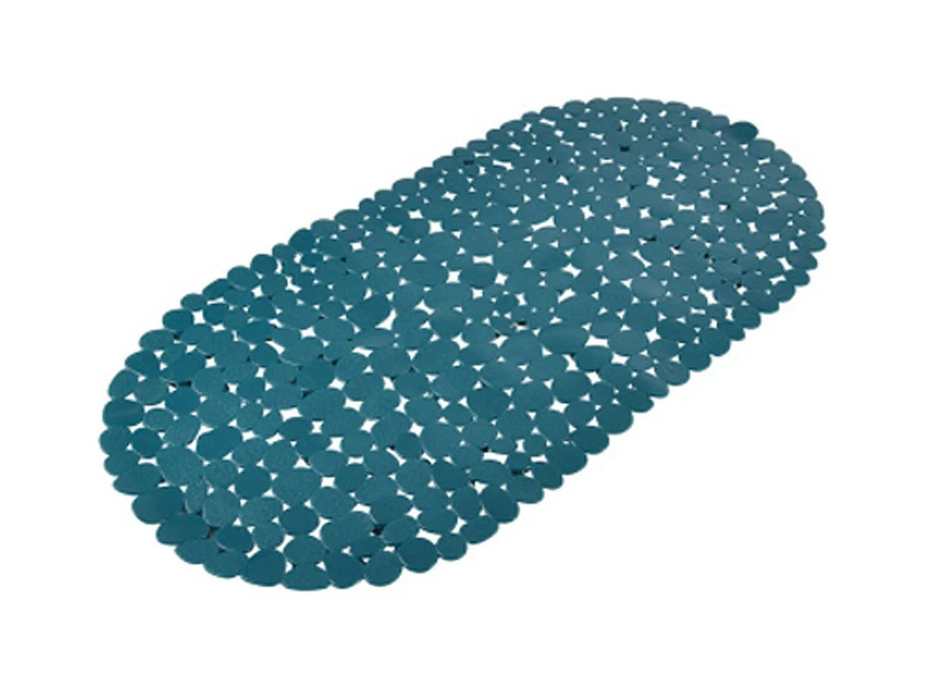 Fond de Bain Galets "Vitamine II" 36x69cm Bleu Émeraude