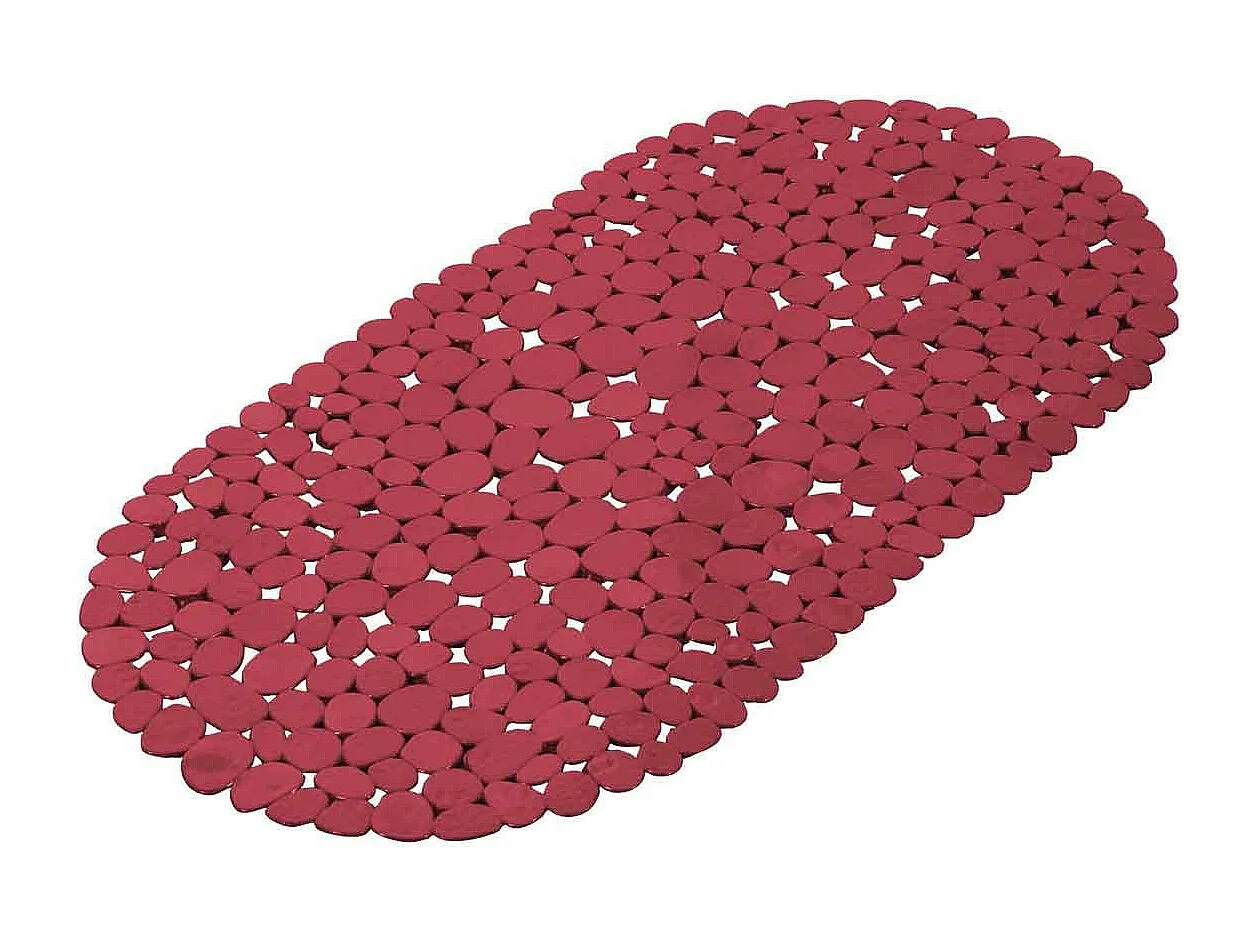 Fond de Bain Galets "Vitamine" 36x69cm Framboise