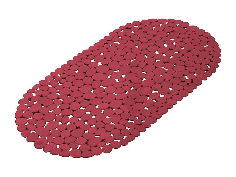 Fond de Bain Galets "Vitamine" 36x69cm Framboise