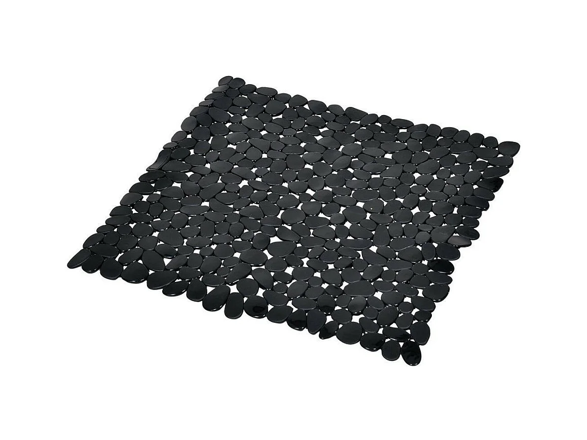 Fond de Douche Galets "Vitamine II" 52x52cm Noir