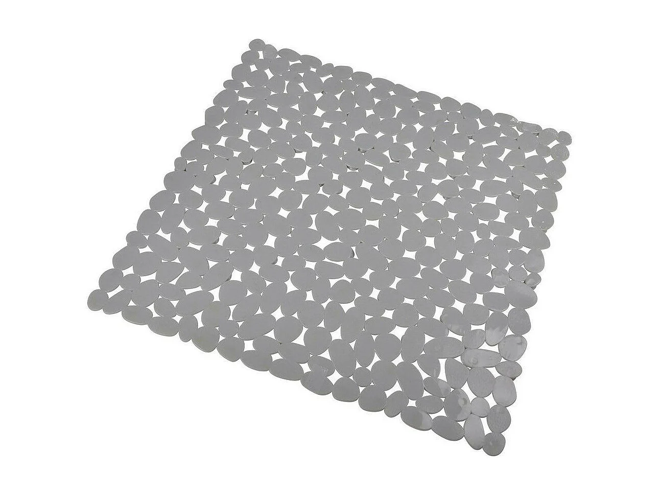 Fond de Douche Galets "Vitamine II" 52x52cm Gris Clair