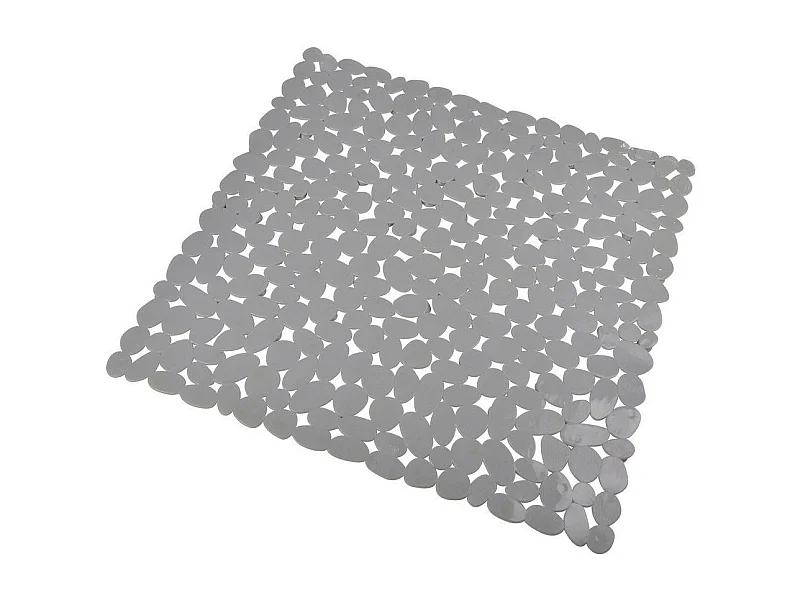 Fond de Douche Galets "Vitamine II" 52x52cm Gris Clair