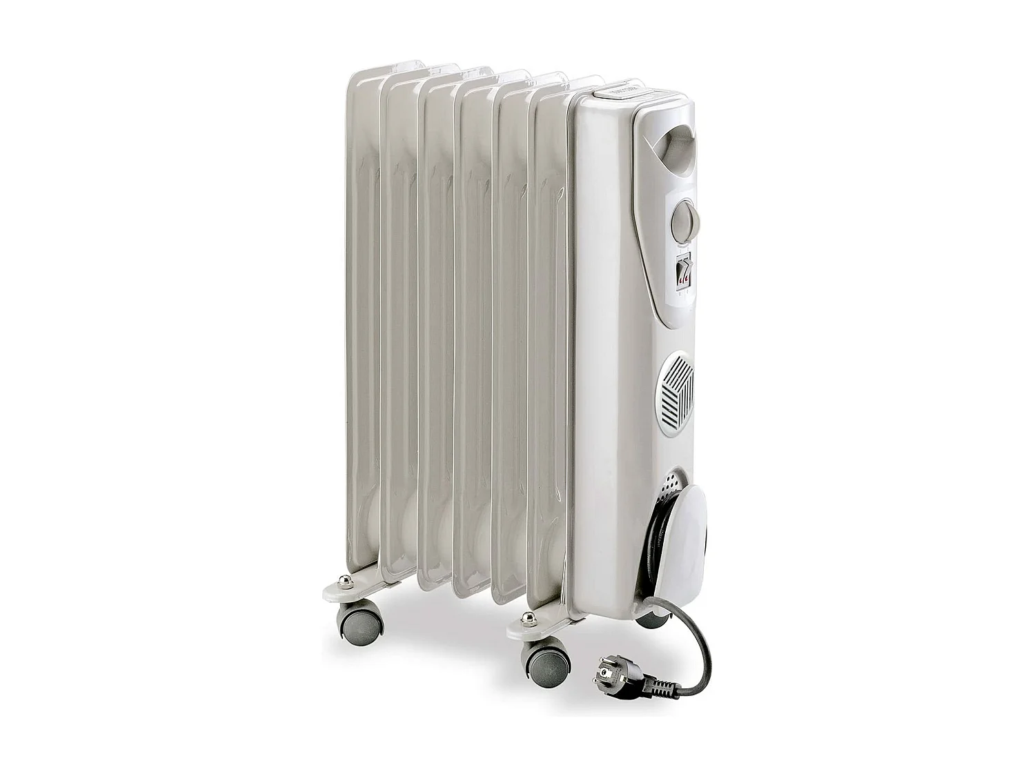 Chauffage d'appoint bain d'huile - 600/900/1500W - Blanc - Dio