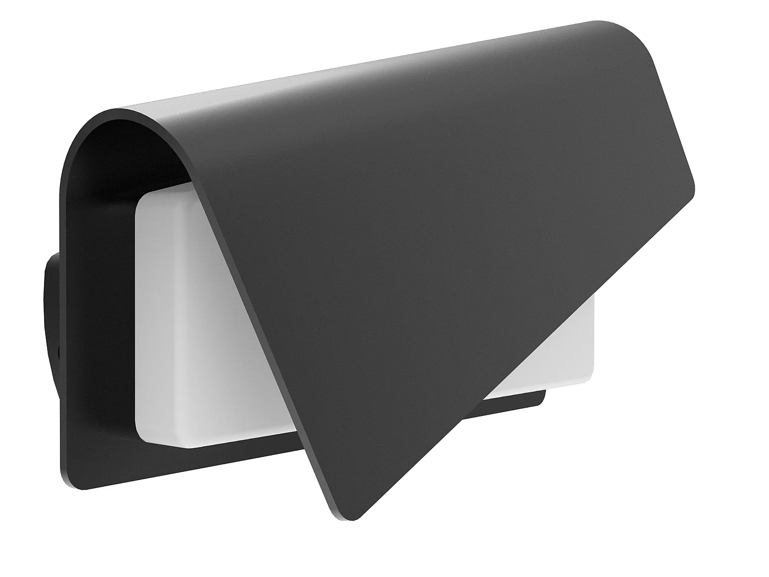 Applique extérieur IP65 (1200lm 3000K ) - Noire - Voltman