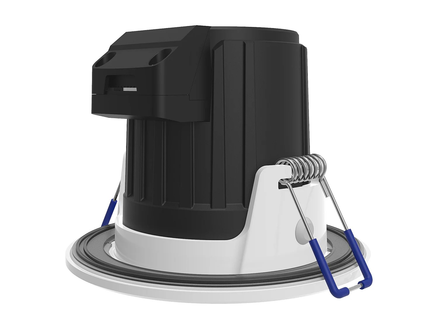 Spot dimmable spécial Salle de Bains (9W 520lm 2700K 38Â°) - Blanc et chrome - Voltman