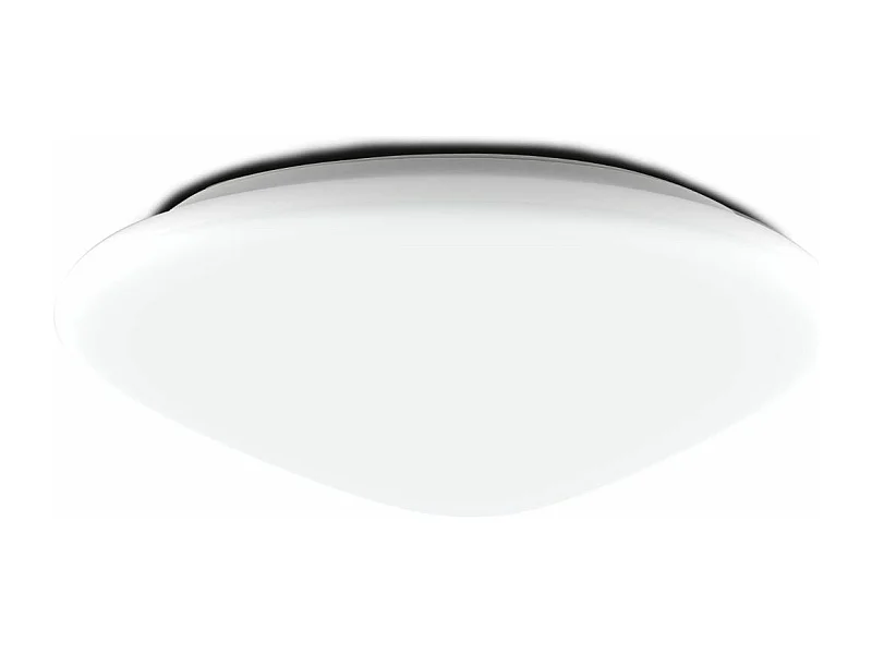 Plafonnier spécial Salle de Bains IP44 (21cm 12W 960lm 4000K) - Blanc - Voltman