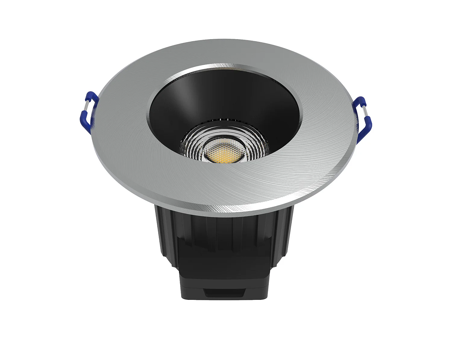 Spot dimmable spécial Salle de Bains (9W 520lm 2700K 38Â°) Alu - Voltman