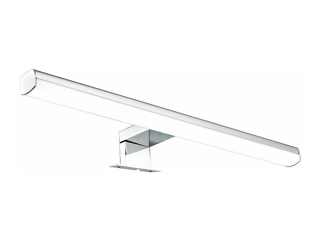 Applique de salle de bain 50cm chrome (10W 600lm 4000K IP44) - Voltman