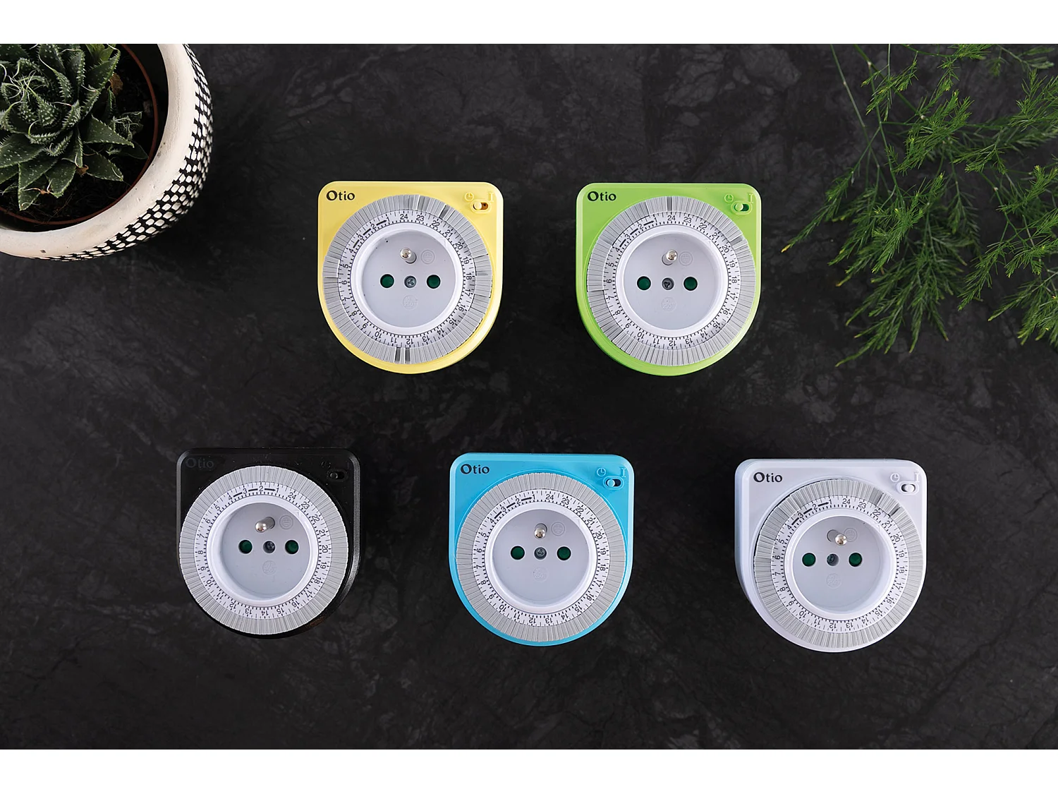 Programmateur mécanique - Bleu - Otio