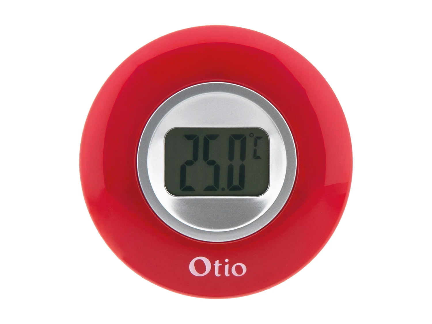 Thermomètre digital intérieur - Rouge - Otio