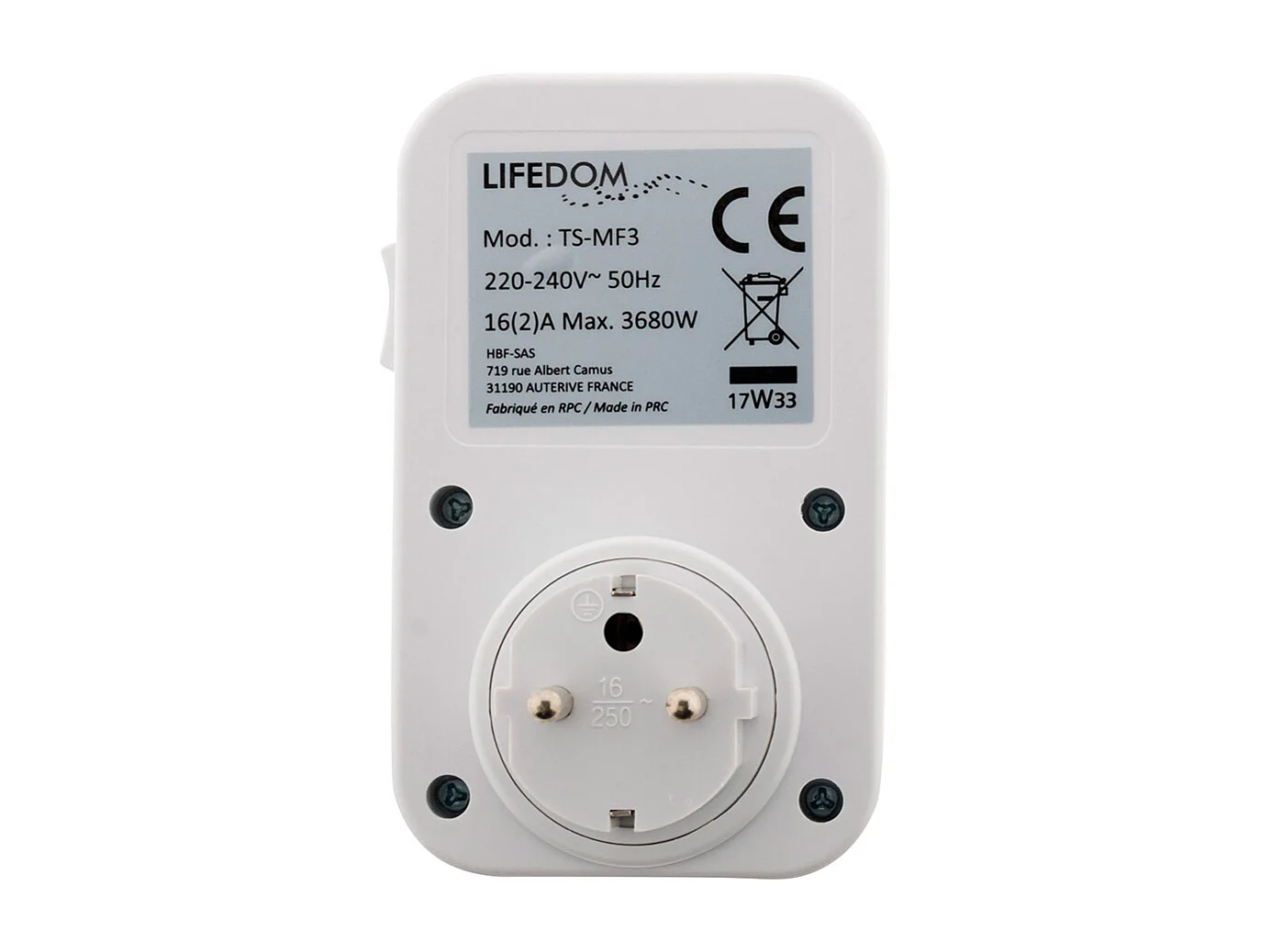 Programmateur journalier mécanique + voyant 3500W - Otio