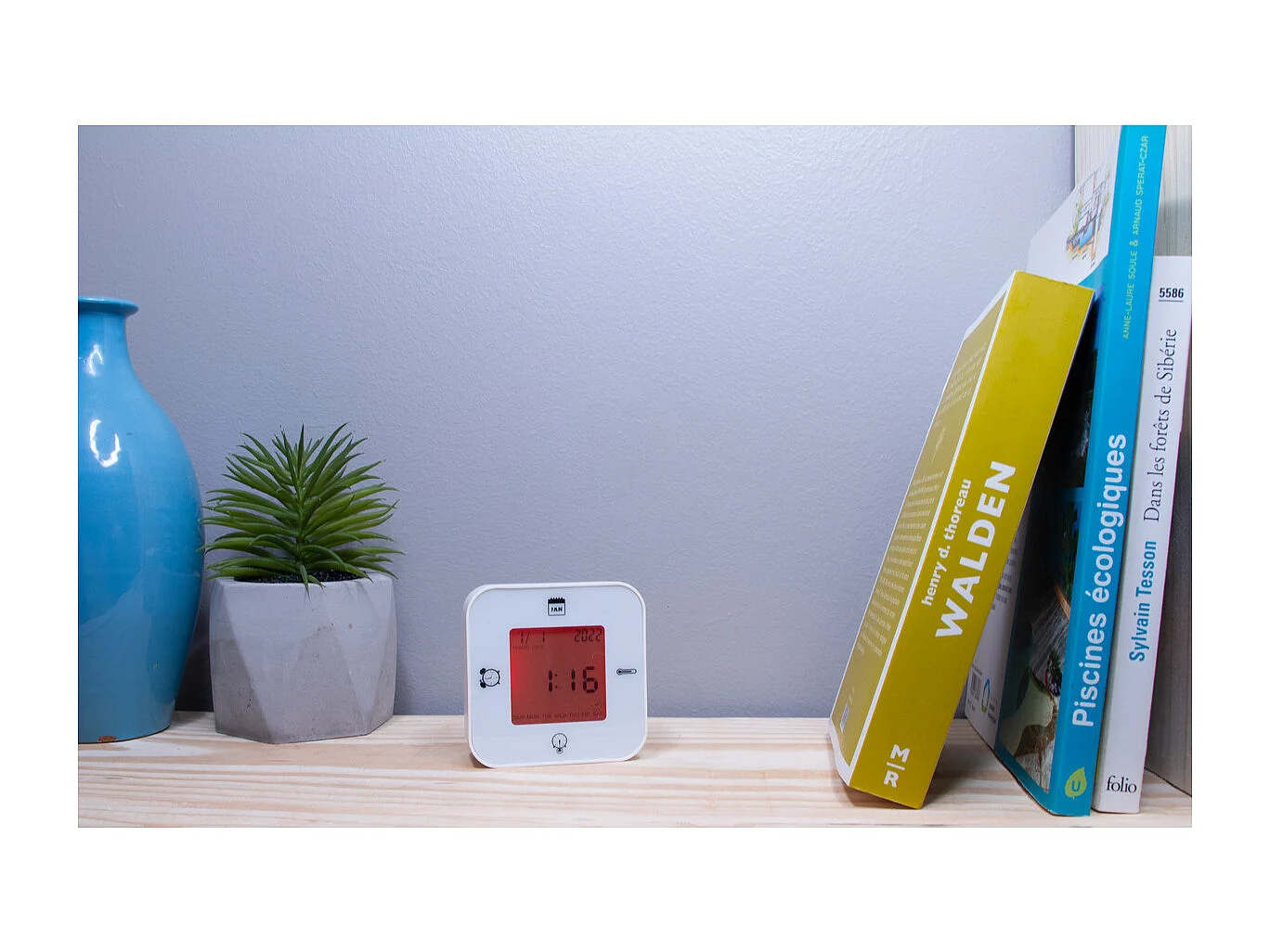 Thermomètre magique multifonction - Blanc - Otio