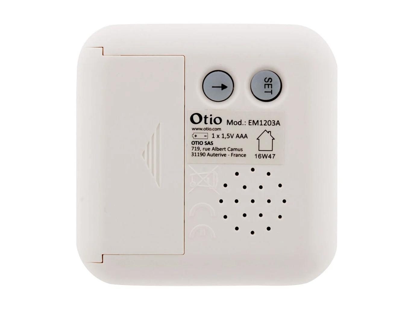 Thermomètre magique multifonction - Blanc - Otio