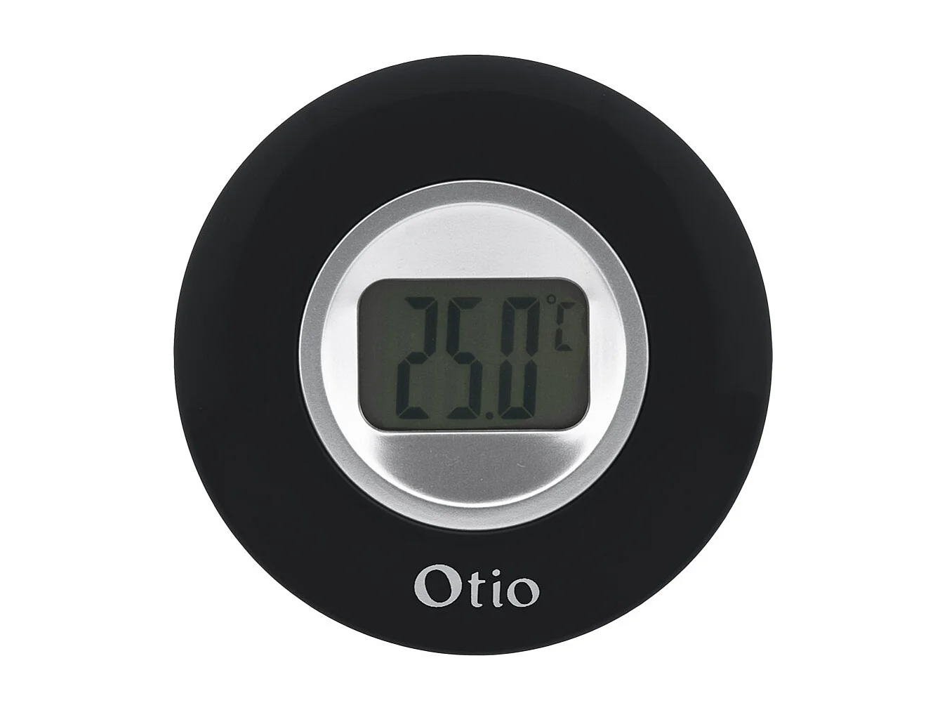 Innen Thermometer Schwarz LCD-Bildschirm Otio - Verstellbarer Fuß