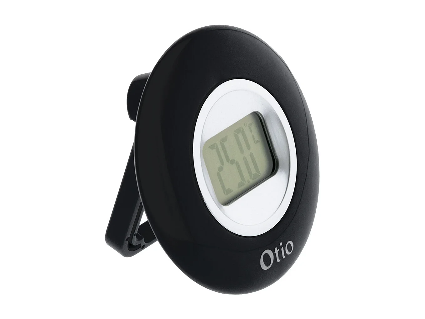 Thermomètre intérieur LCD - Noir - Otio