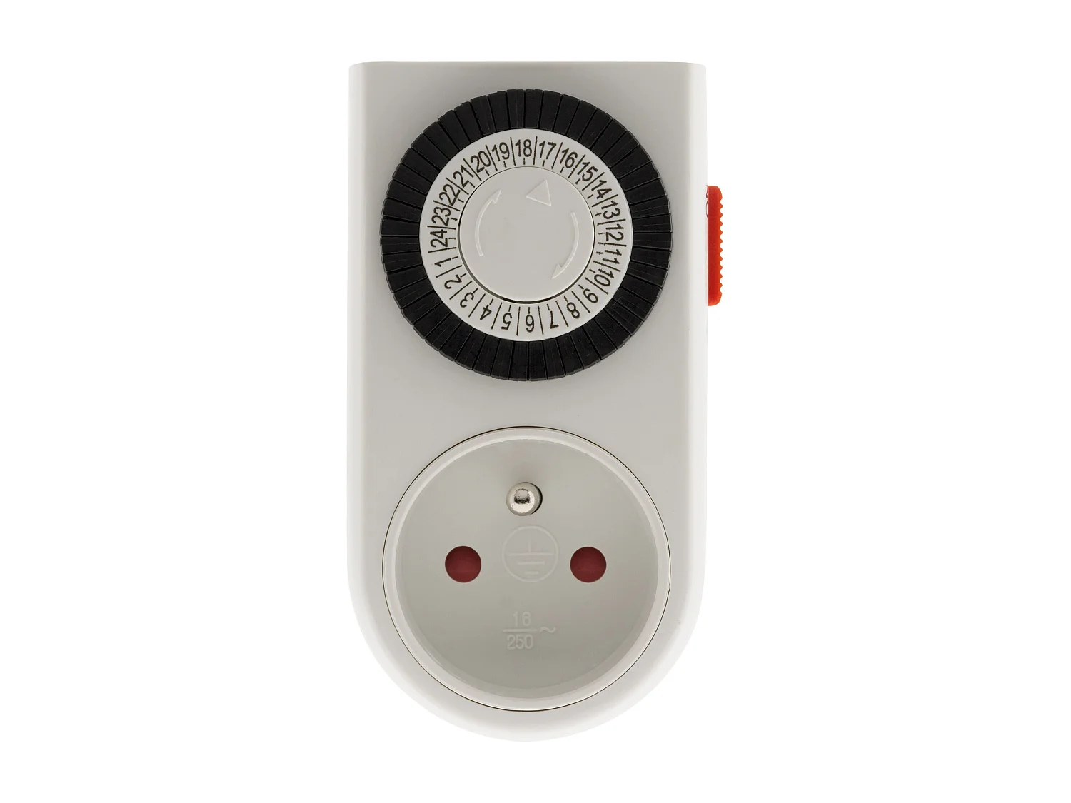 Timer giornaliero meccanico mini con interruttore luminoso - Otio