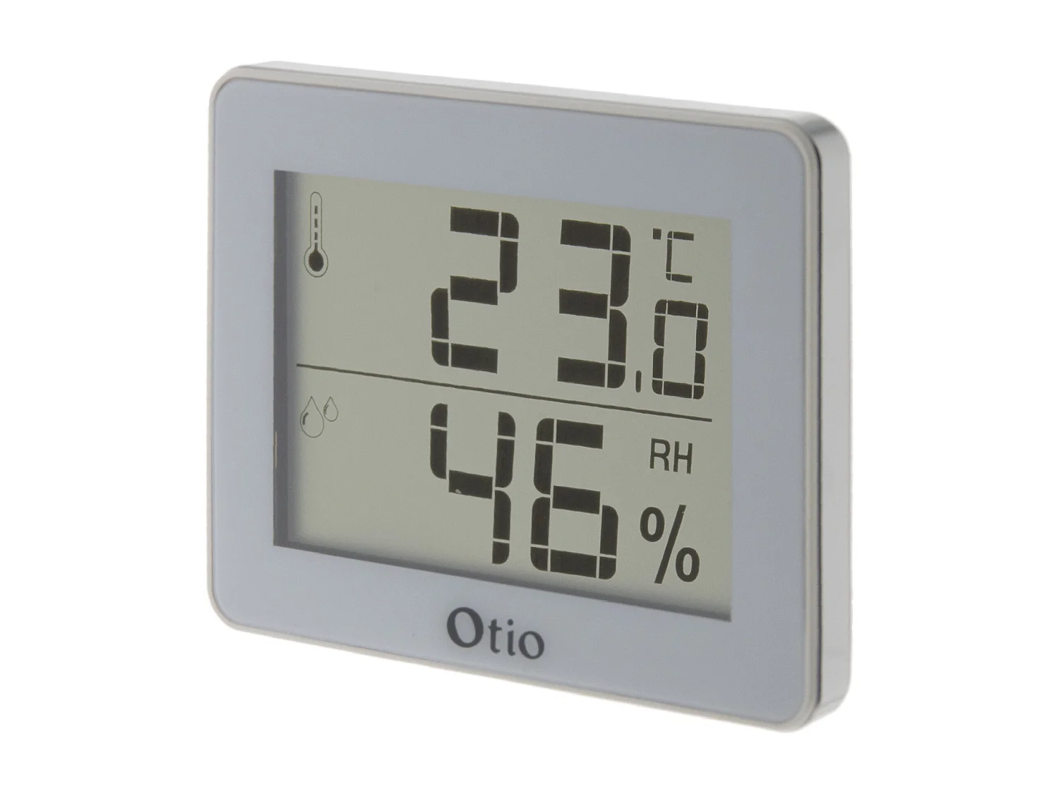 Thermomètre hygromètre Blanc - écran LCD - Otio