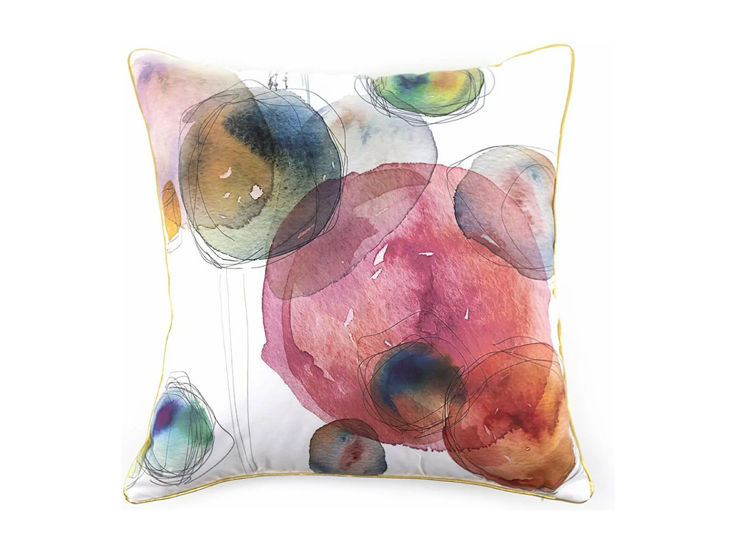 Coussin Polyester Blanc - Décoration d'Autrefois