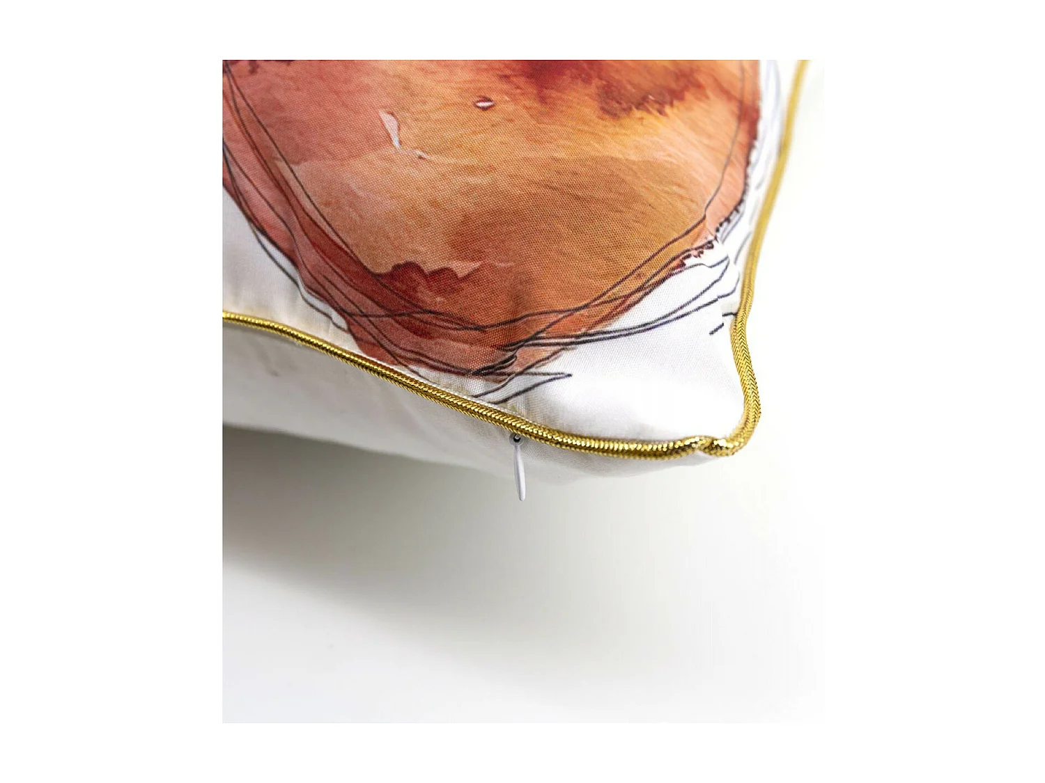 Coussin Polyester Blanc - Décoration d'Autrefois