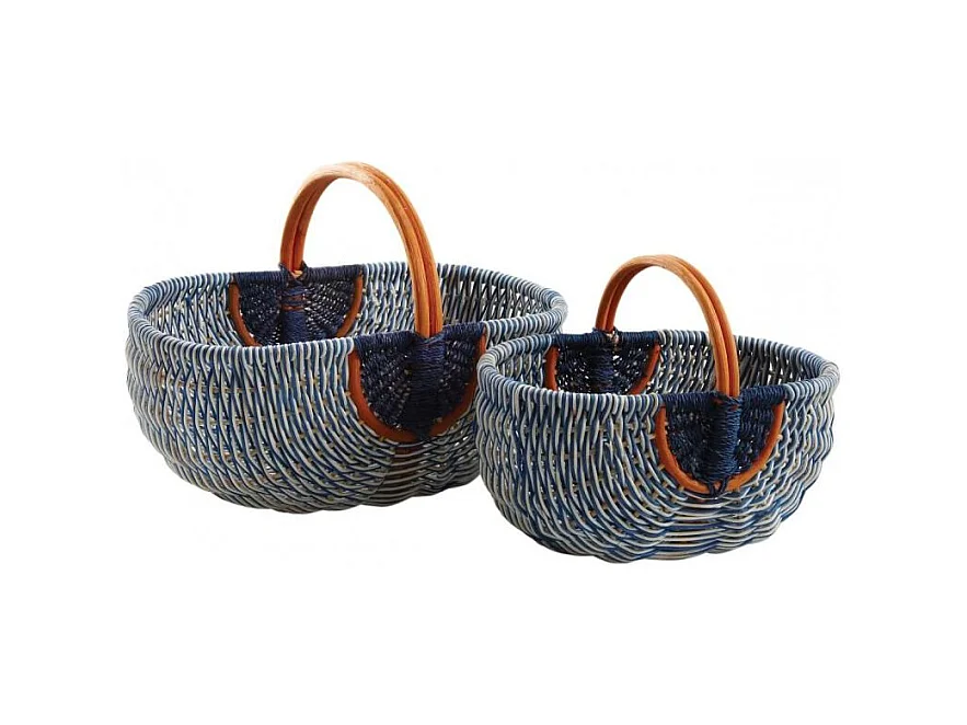 Duo de panier en rotin