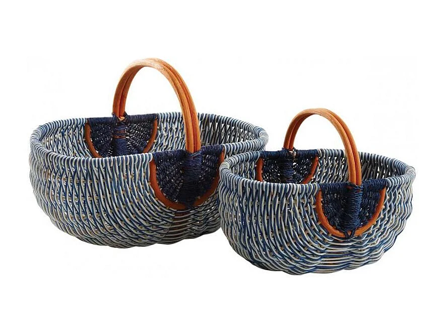 Duo de panier en rotin