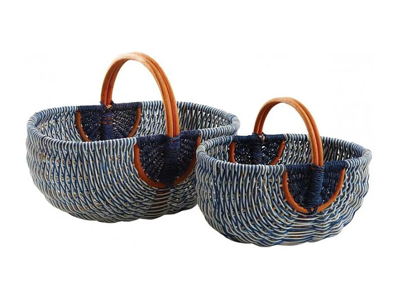 Duo de panier en rotin