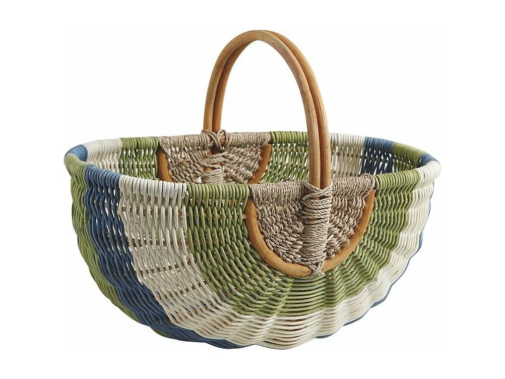 Duo de panier en rotin