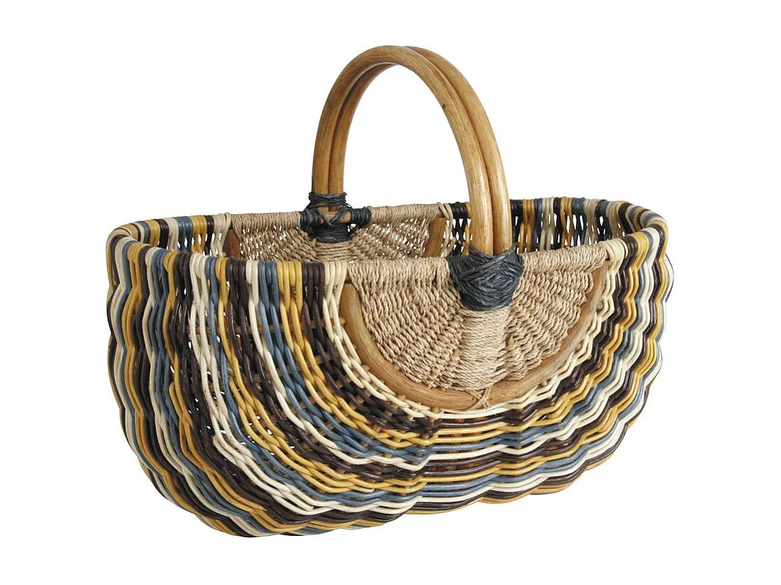 Duo de panier en rotin