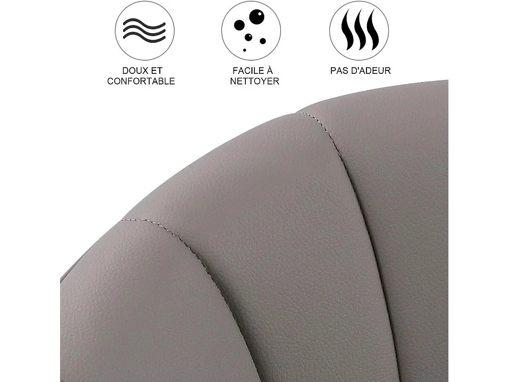 Evolutiva sedia per bambini pieghevole, la sedia da bambino regolabile per bambini, facile pulizia, con ruote, grigio