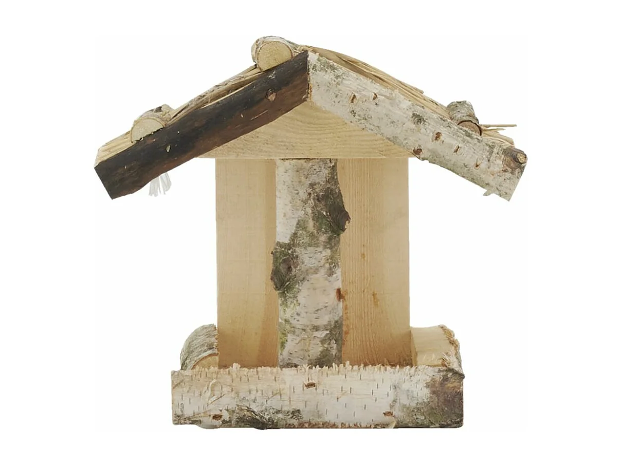 Comedero de pared de abedul